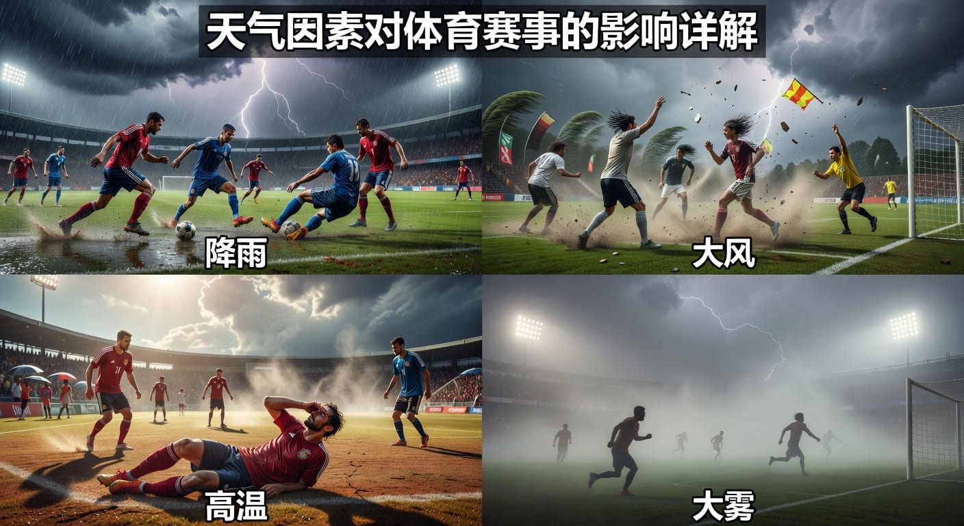 天气因素分析：风雨温度对体育比赛走势的影响