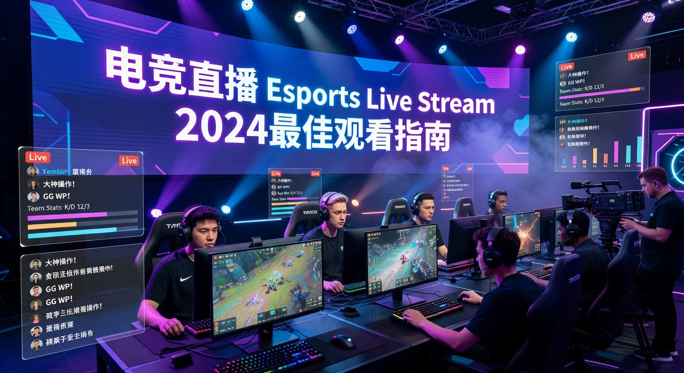 电竞直播 Esports Live Stream：观赛与数据选择指南