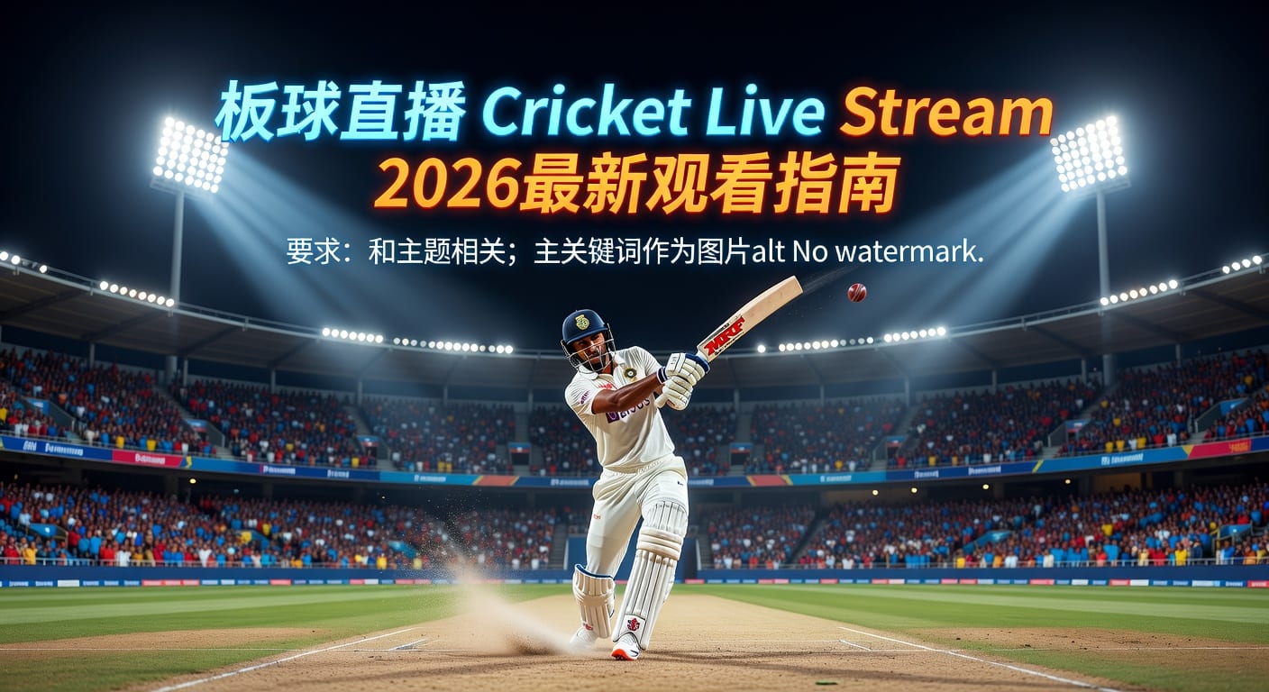 板球直播 Cricket Live Stream：2026观看与赛程要点