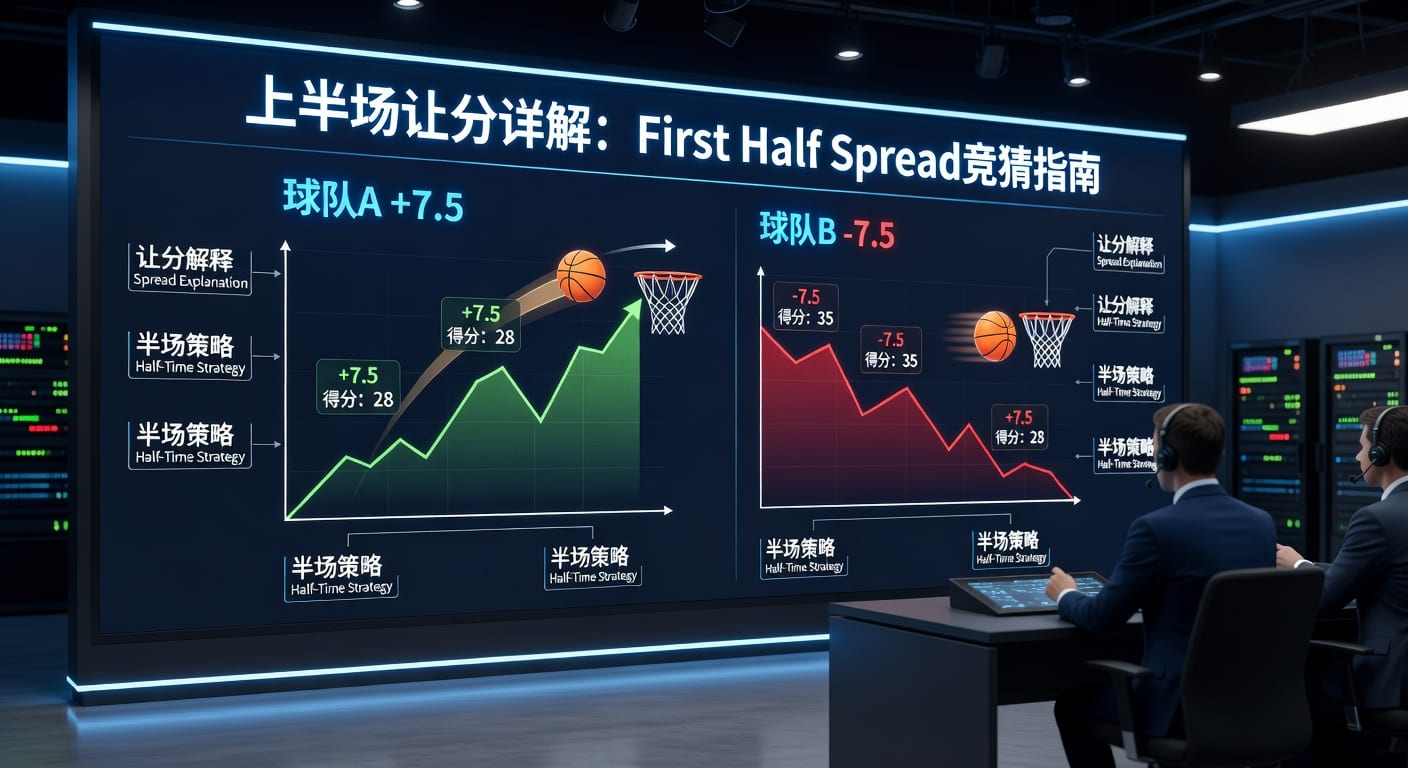 上半场让分 first half spread：投注技巧与实战判断